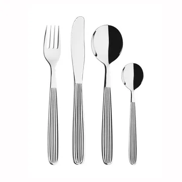 Zestaw sztućców Scandia w opakowaniu upominkowym, 24 szt. - Stal nierdzewna - Iittala