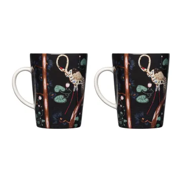 Zestaw upominkowy z kubkiem Taika 40 cl 15. jubileusz 2-pak - Czarny - Iittala
