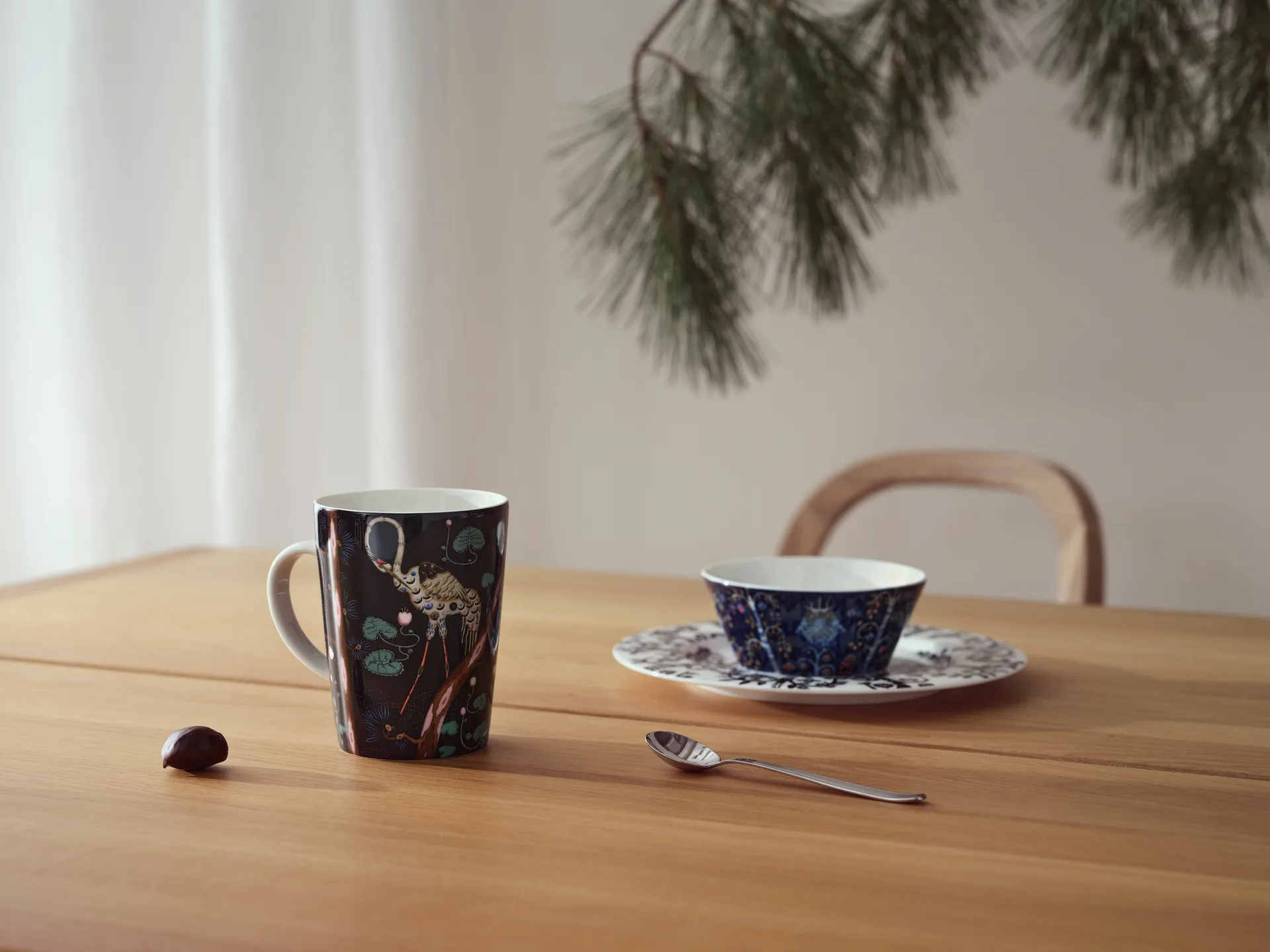 Zestaw upominkowy z kubkiem Taika 40 cl 15. jubileusz 2-pak, Czarny Iittala