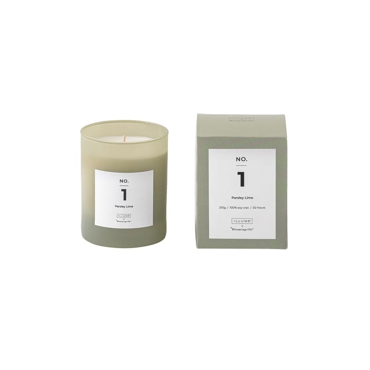 Świeca zapachowa NO. 1 Parsley Lime - 200 g + Giftbox - Illume x Bloomingville