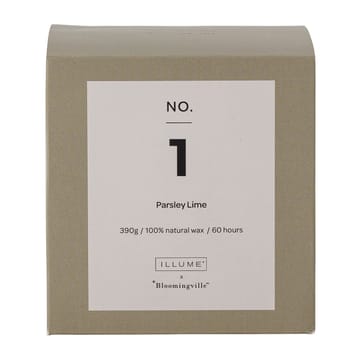 Świeca zapachowa NO. 1 Parsley Lime - 390 g + Giftbox - Illume x Bloomingville
