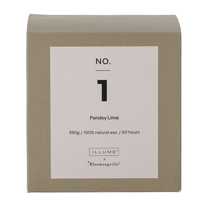 Świeca zapachowa NO. 1 Parsley Lime - 390 g + Giftbox - Illume x Bloomingville