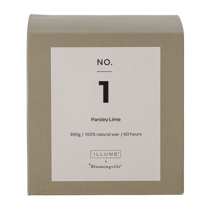 Świeca zapachowa NO. 1 Parsley Lime, 390 g + Giftbox Illume x Bloomingville