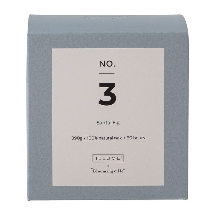 Świeca zapachowa NO. 3 Santal Fig, 390 g + Giftbox Illume x Bloomingville