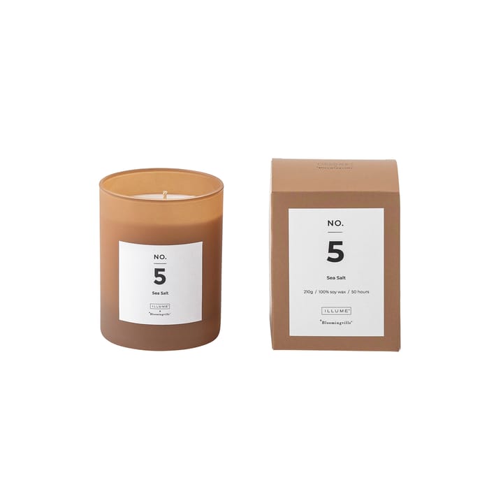 Świeca zapachowa NO. 5 Sea Salt - 200 g + Giftbox - Illume x Bloomingville