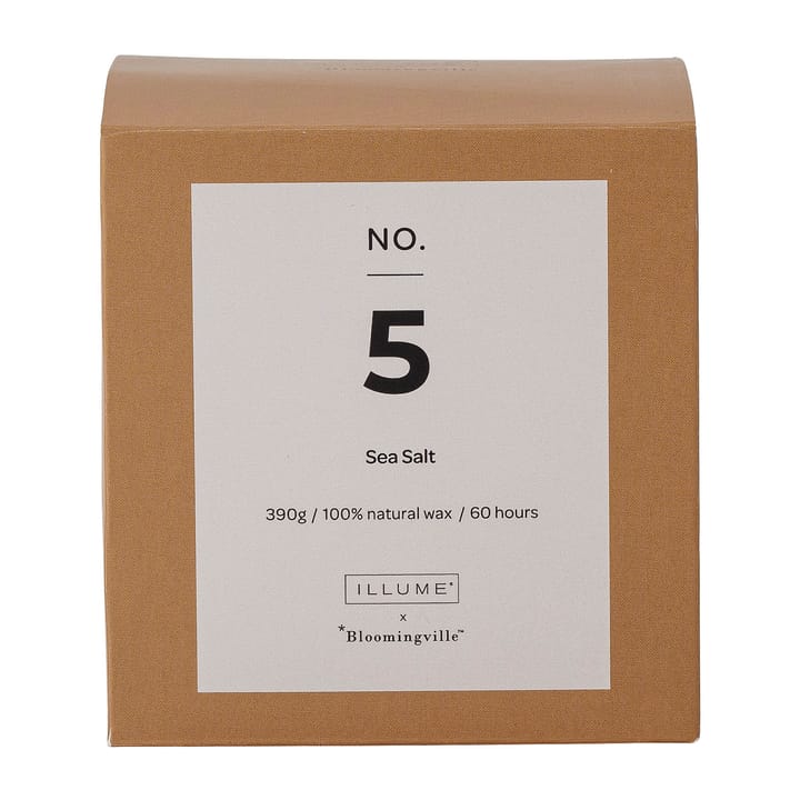 Świeca zapachowa NO. 5 Sea Salt - 390 g + Giftbox - Illume x Bloomingville