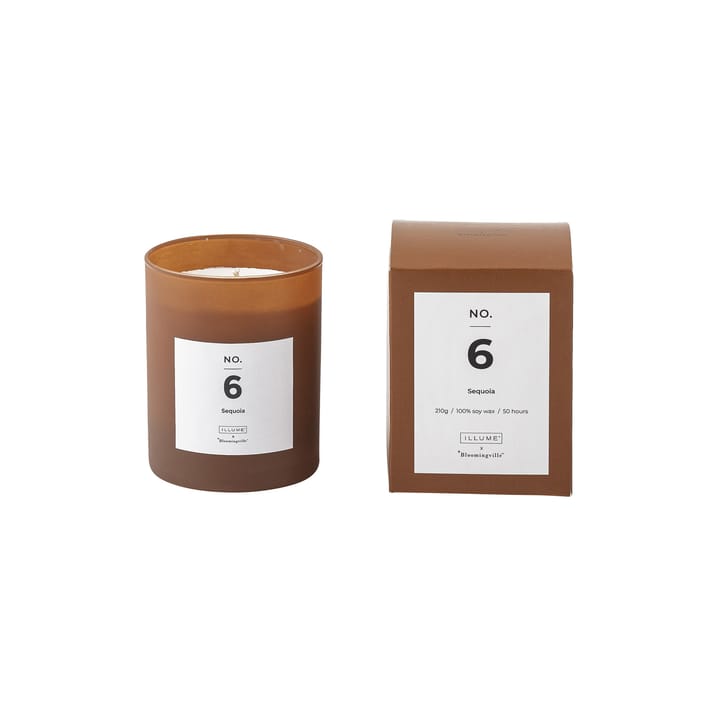 Świeca zapachowa NO. 6 Sequoia - 200 g + Giftbox - Illume x Bloomingville