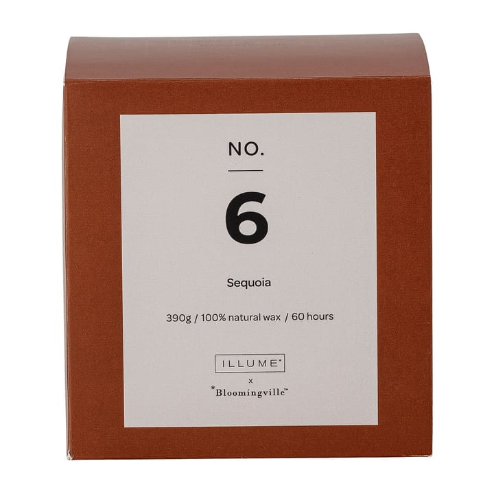 Świeca zapachowa NO. 6 Sequoia, 390 g + Giftbox Illume x Bloomingville