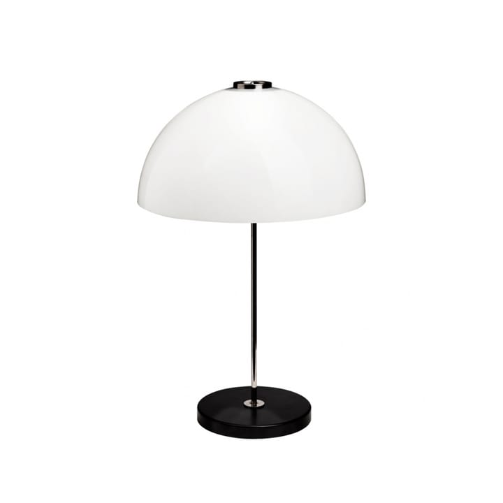 Kupoli lampa stołowa - Czarno-metalowe detale-biały klosz - Innolux