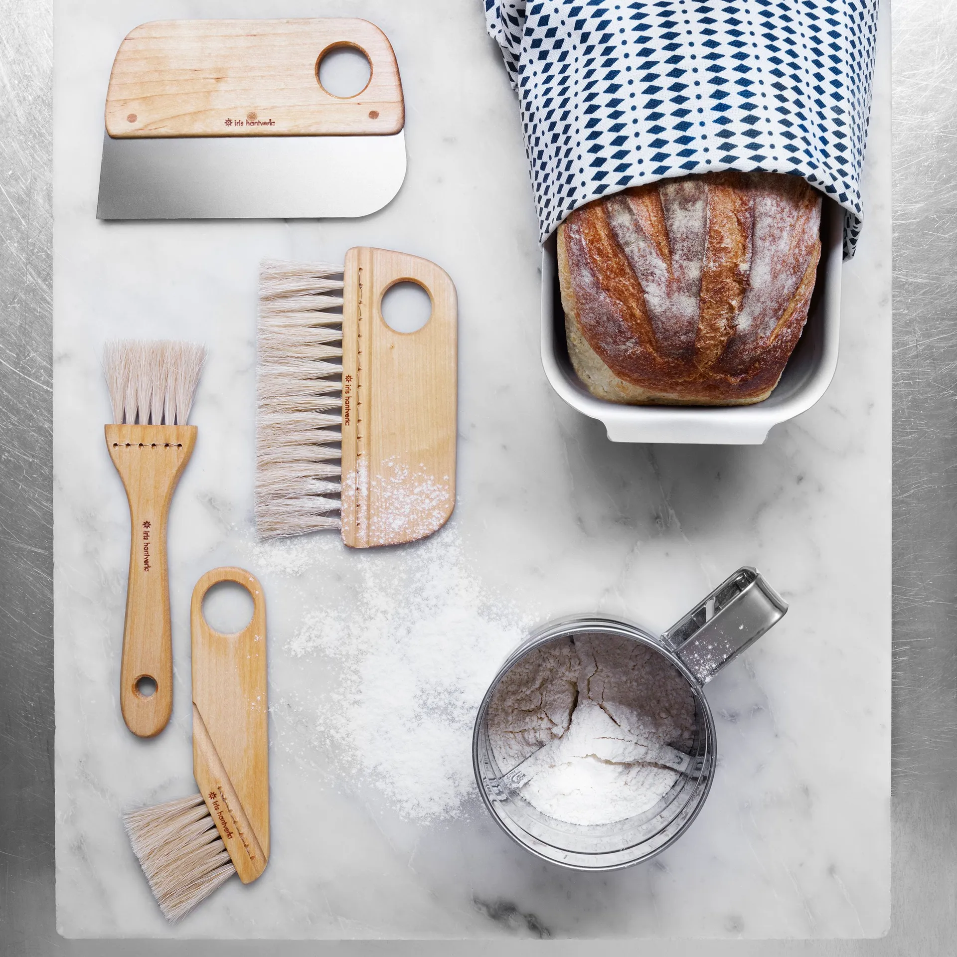 Skrobaczka do ciasta Iris, brzoza olejowana Iris Hantverk