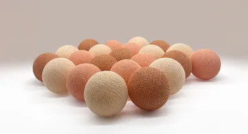 Girlanda świetlna Irislights - Peach, 35 kulek - Irislights