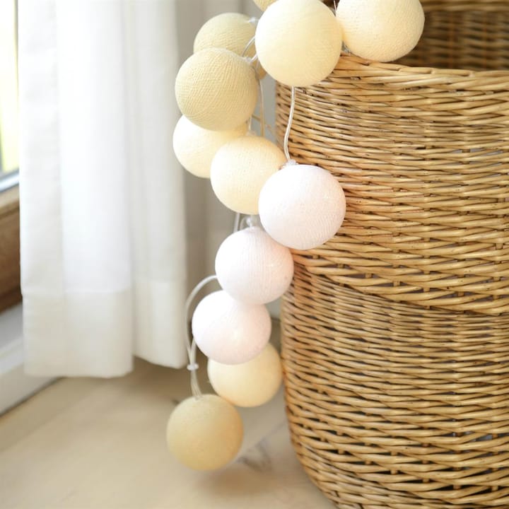 Kule świetlne Irislights Creamy White, 20 kul Irislights