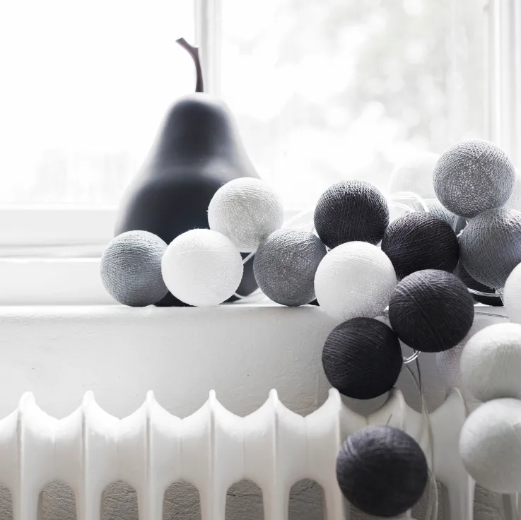 Kule świetlne Irislights Graphic Grey, 20 kul Irislights