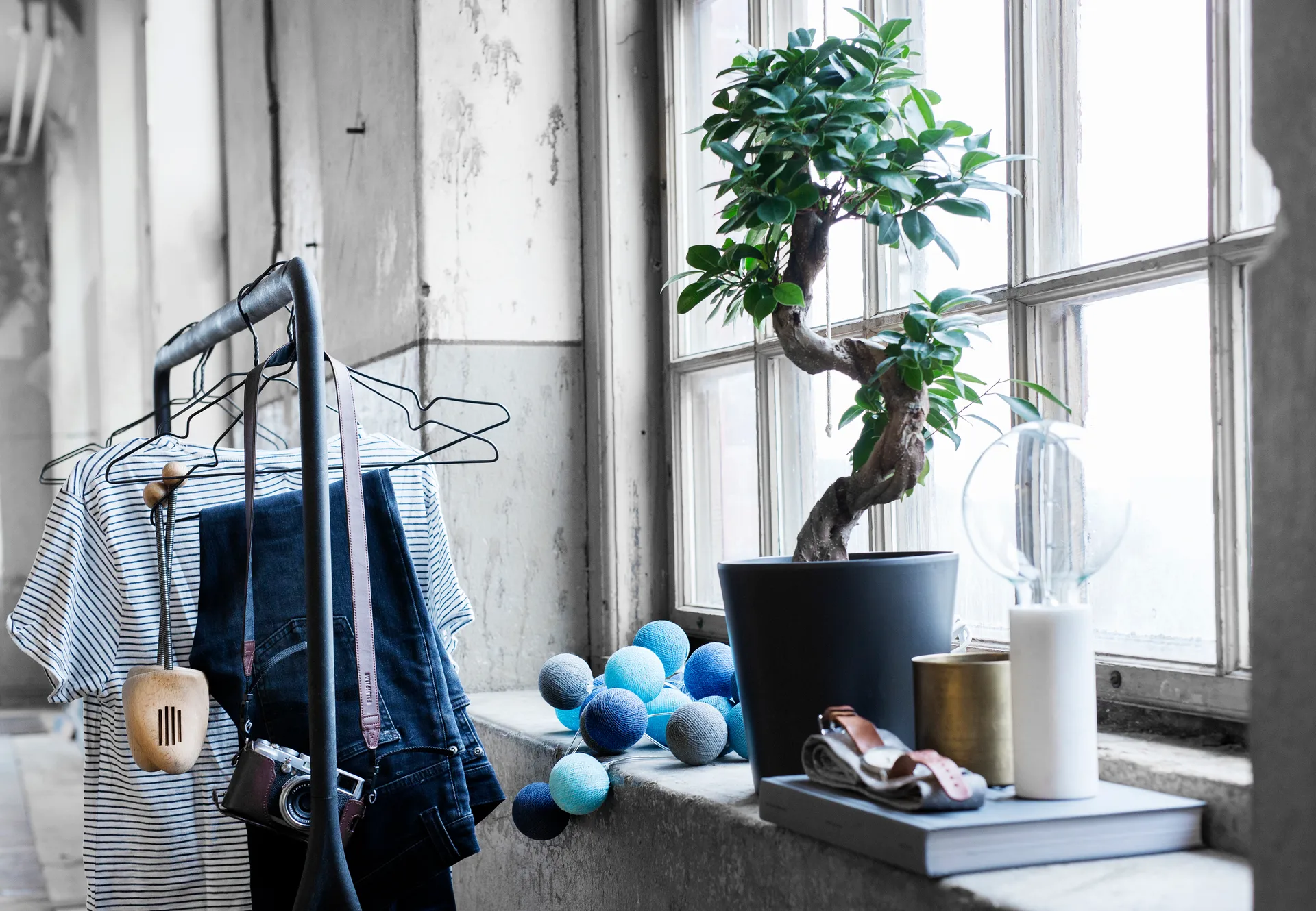 Ocean blue 35-świec 390 cm, Niebieski Irislights