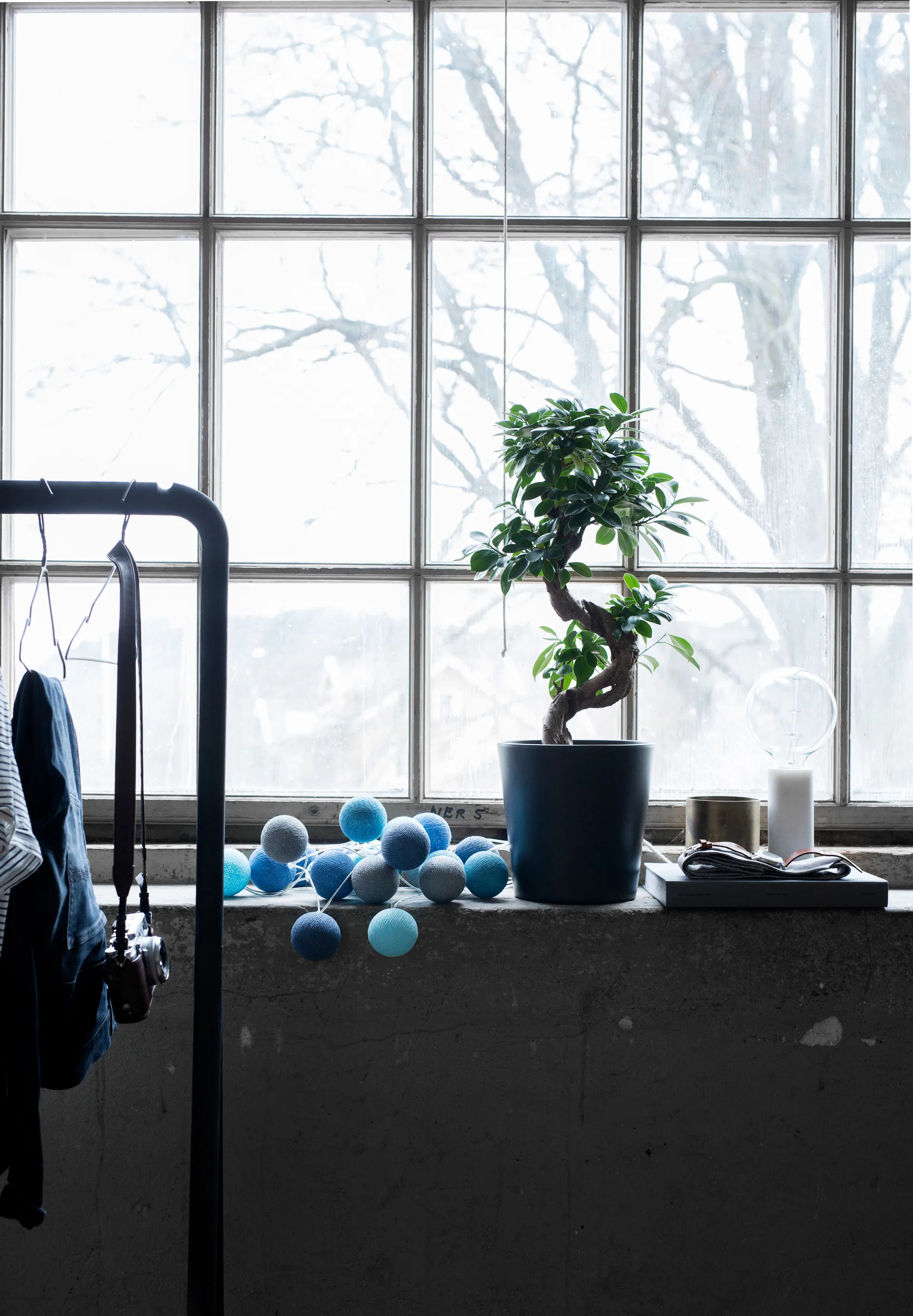 Oceans blue 20-świec 390 cm, Niebieski Irislights