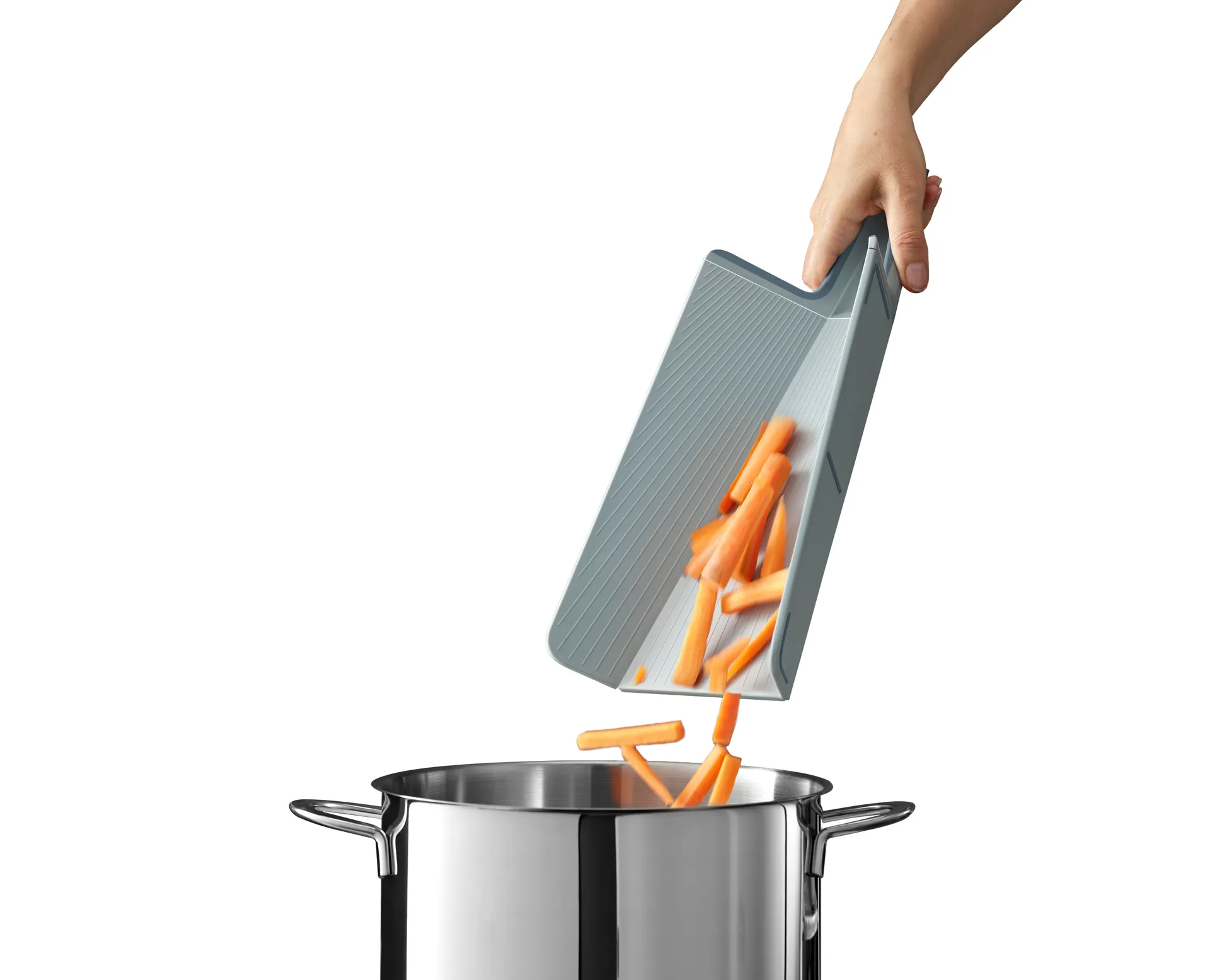 Deska do krojenia Chop2pot Plus, błękitna, Large Joseph Joseph