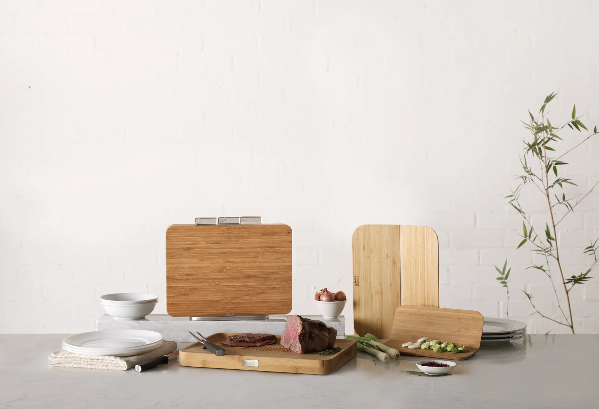 Deska do krojenia Cut & Carve, Bambus Joseph Joseph