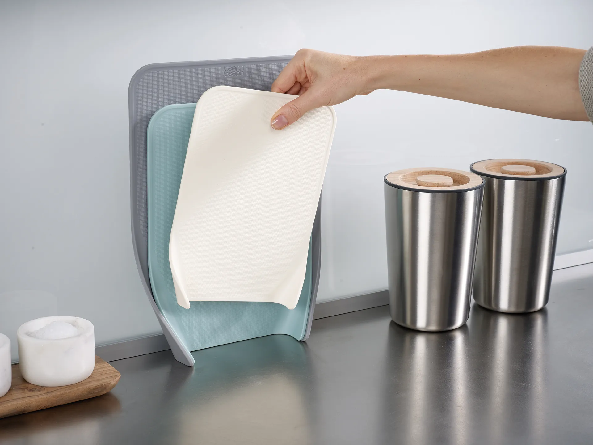 Deska do krojenia Nest Chop, Opal Joseph Joseph