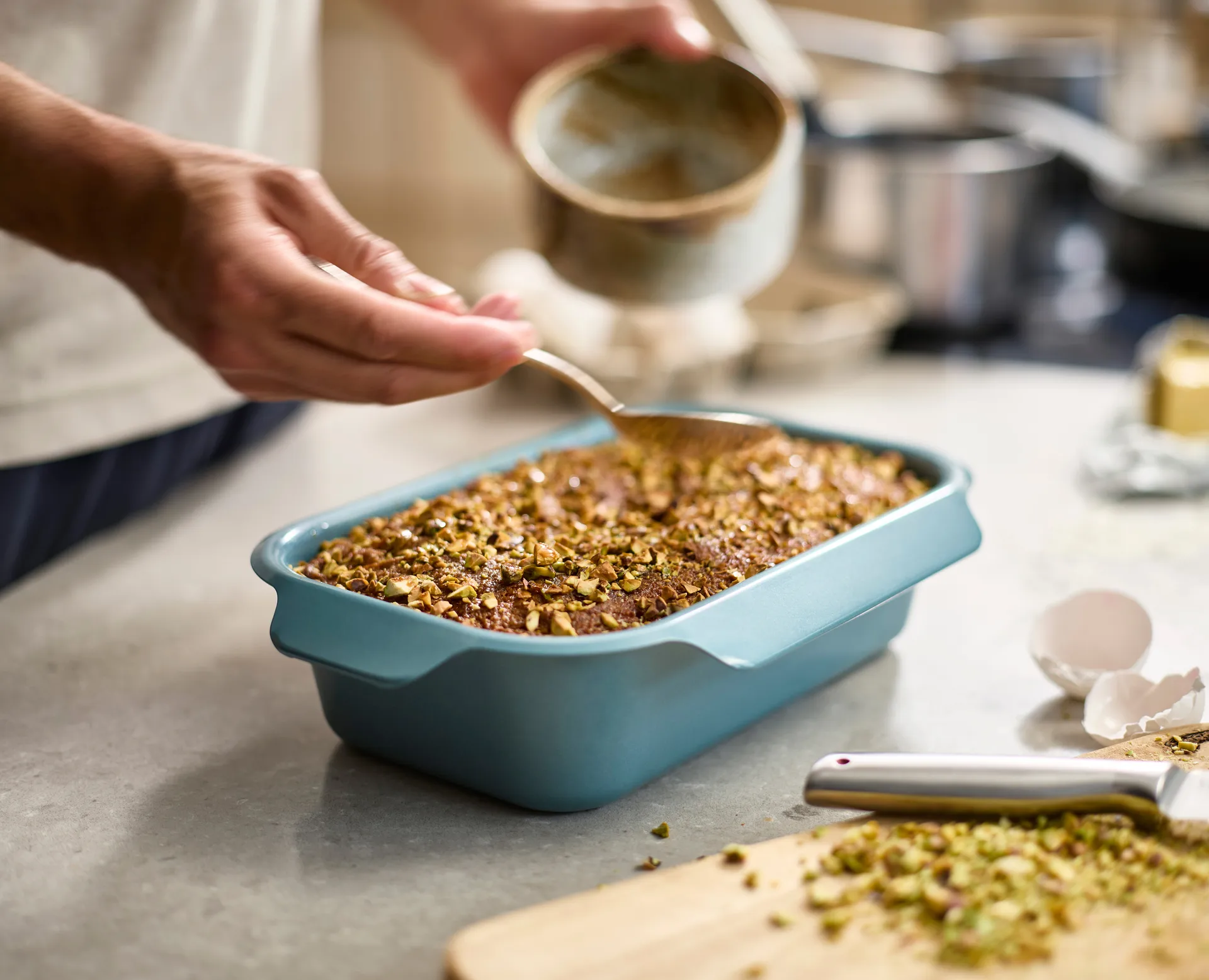 Forma do pieczenia chleba Nest Bake 30 cm, Niebieska Joseph Joseph