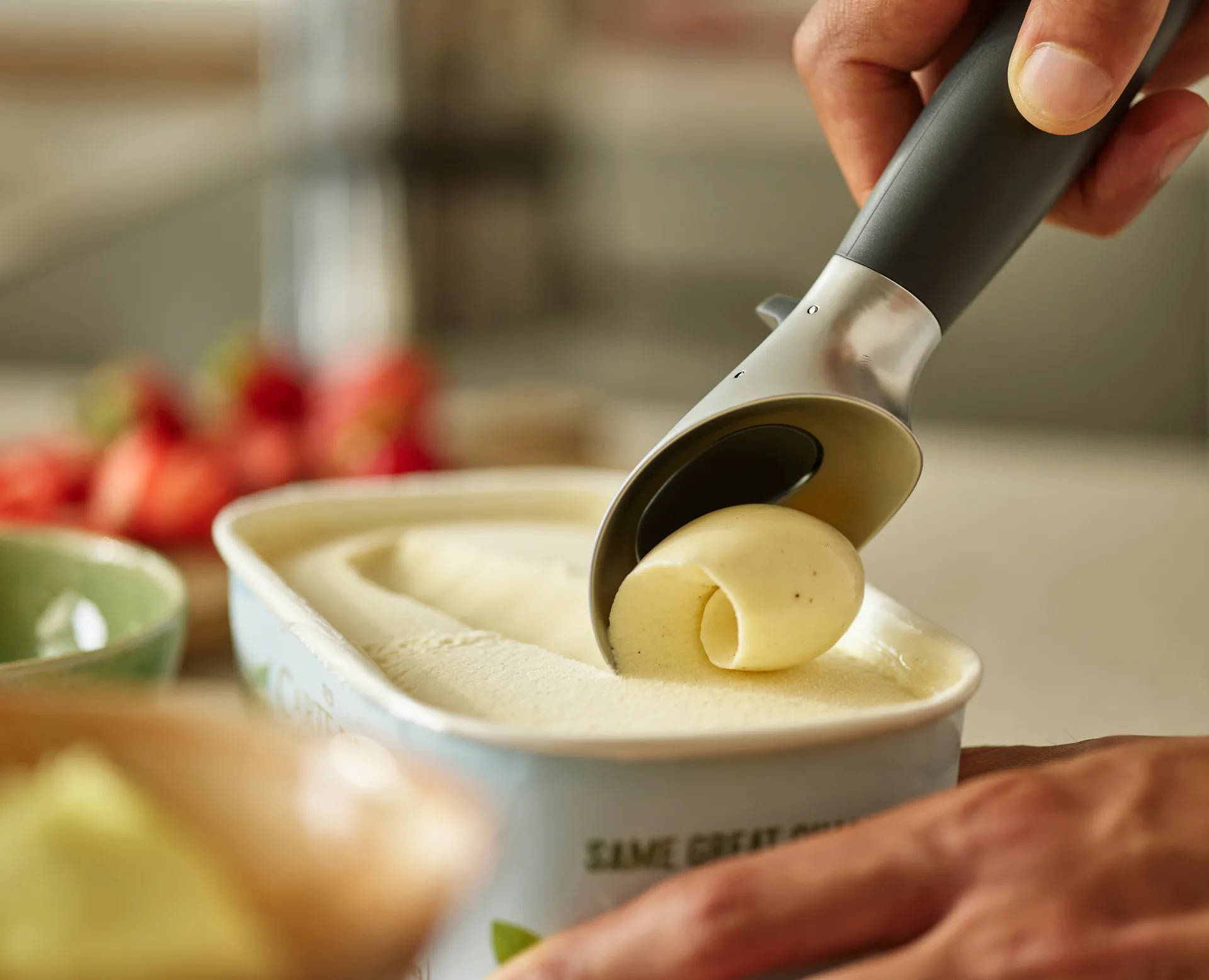 Gałkownica do lodów Elevate 21 cm, Szara Joseph Joseph