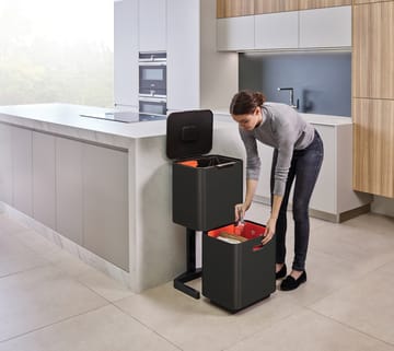 Kosz do segregacji śmieci Joseph Joseph Totem Max 60 L - Carbon black - Joseph Joseph