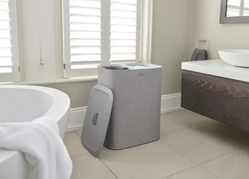 Kosz na pranie Tota 90 L - Szary - Joseph Joseph