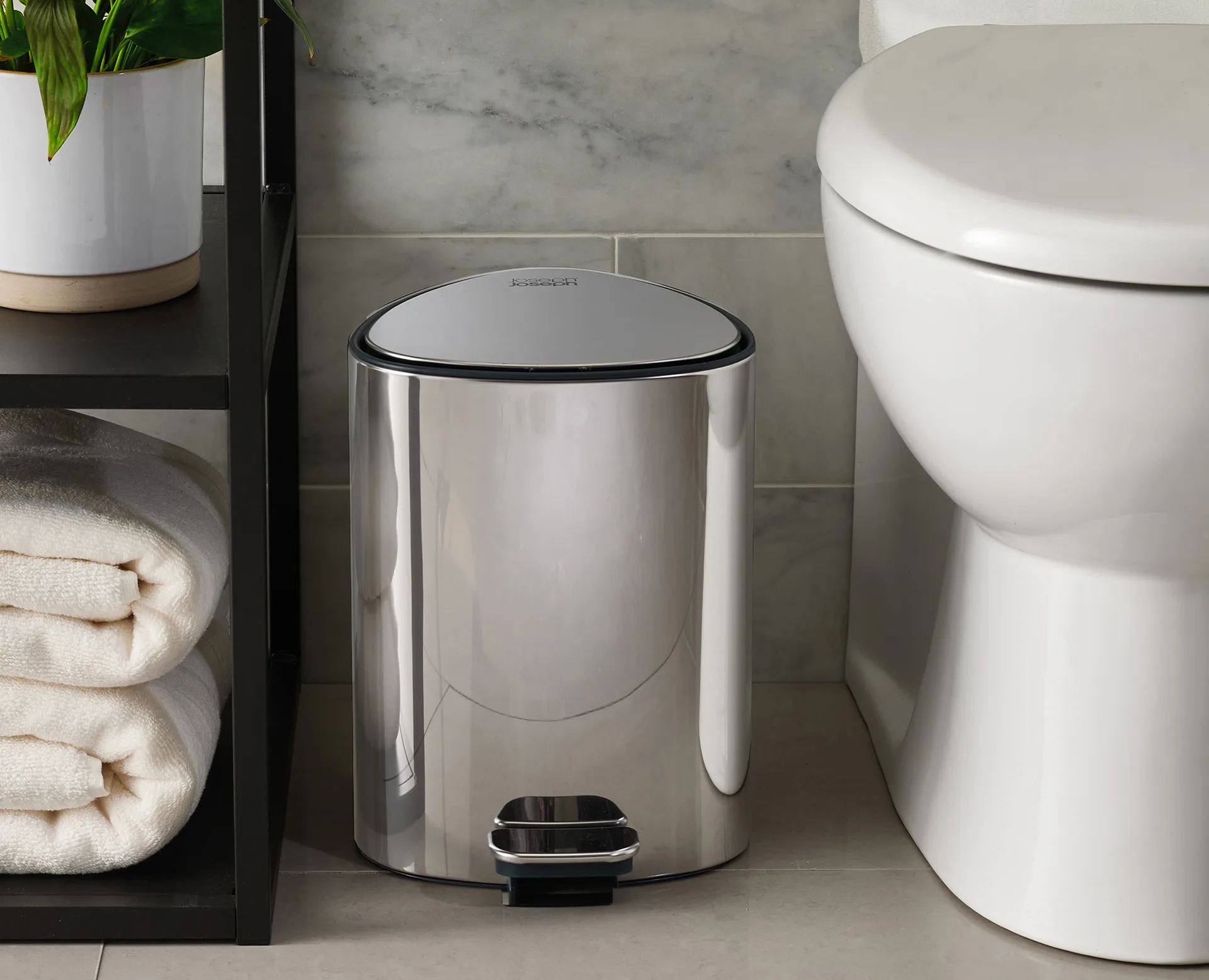 Kosz na śmieci Easystore Luxe 5 l, Stal nierdzewna Joseph Joseph