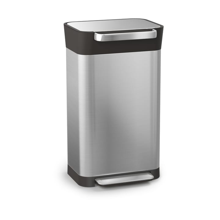 Kosz na śmieci z funkcją zgniatacza Joseph Joseph Titan 30 L - Stainless steel - Joseph Joseph