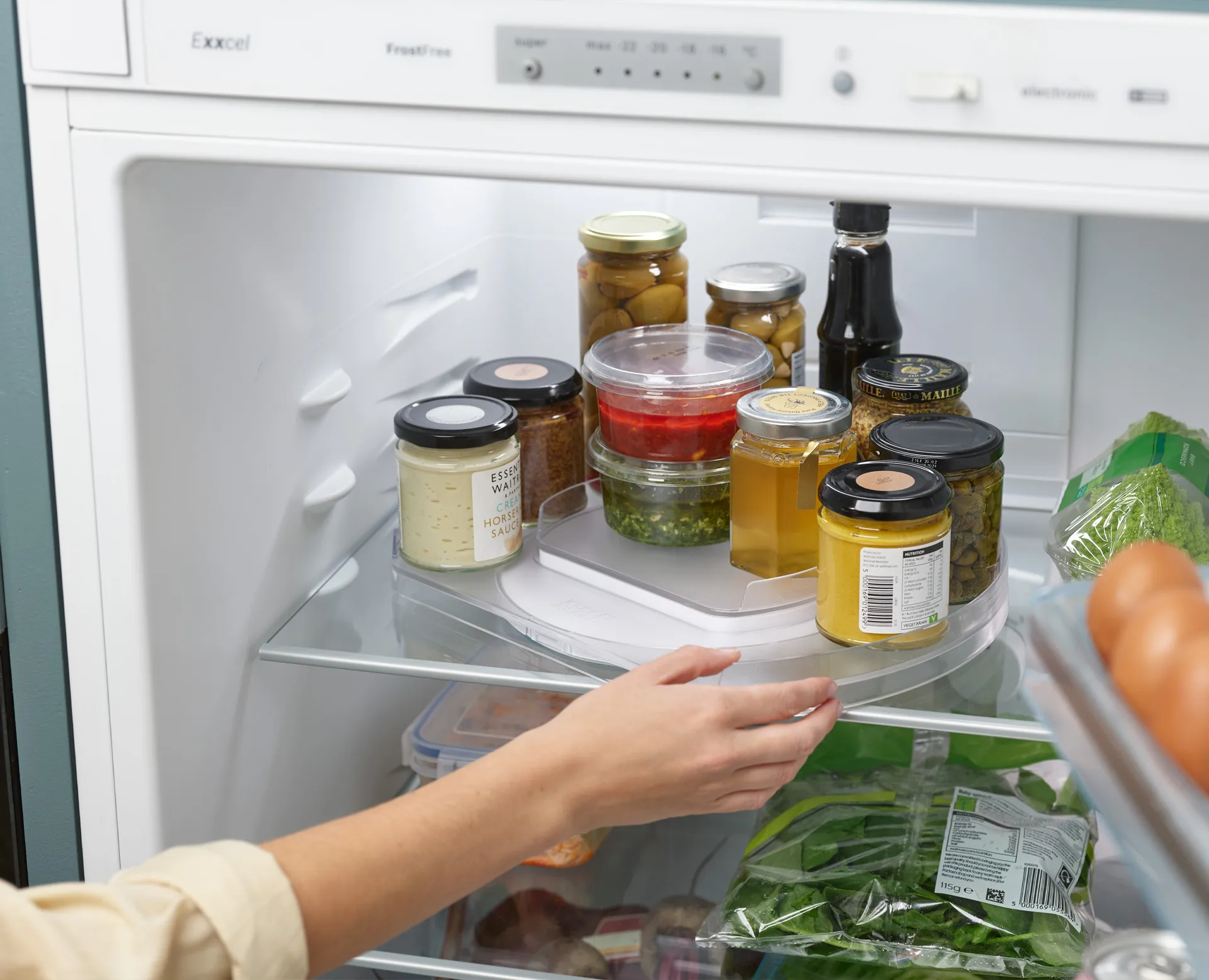 Obrotowa taca do lodówki Fridgestore, Przezroczysta Joseph Joseph