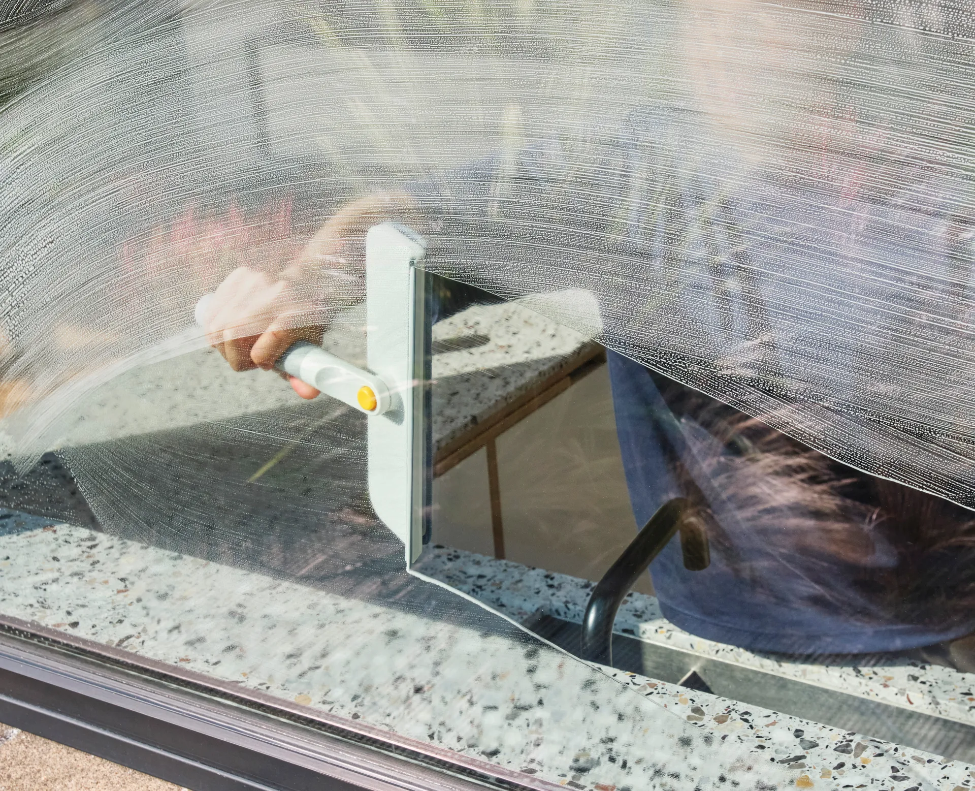 Rakla do czyszczenia szkła Joseph Joseph Cleantech 2-w-1, Stone Joseph Joseph