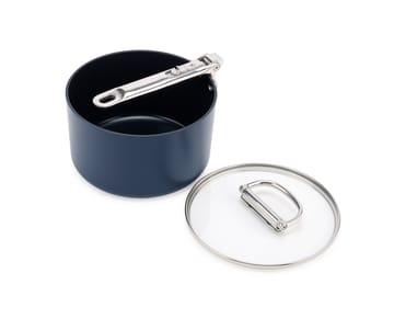 Rondel Space Non Stick z pokrywką Ø19 cm - Niebieski - Joseph Joseph