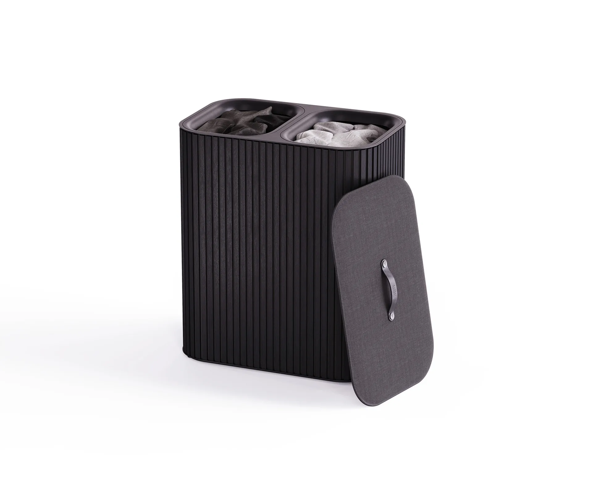 Tota Luxe 90-litrowy kosz do segregacji prania, Black Joseph Joseph