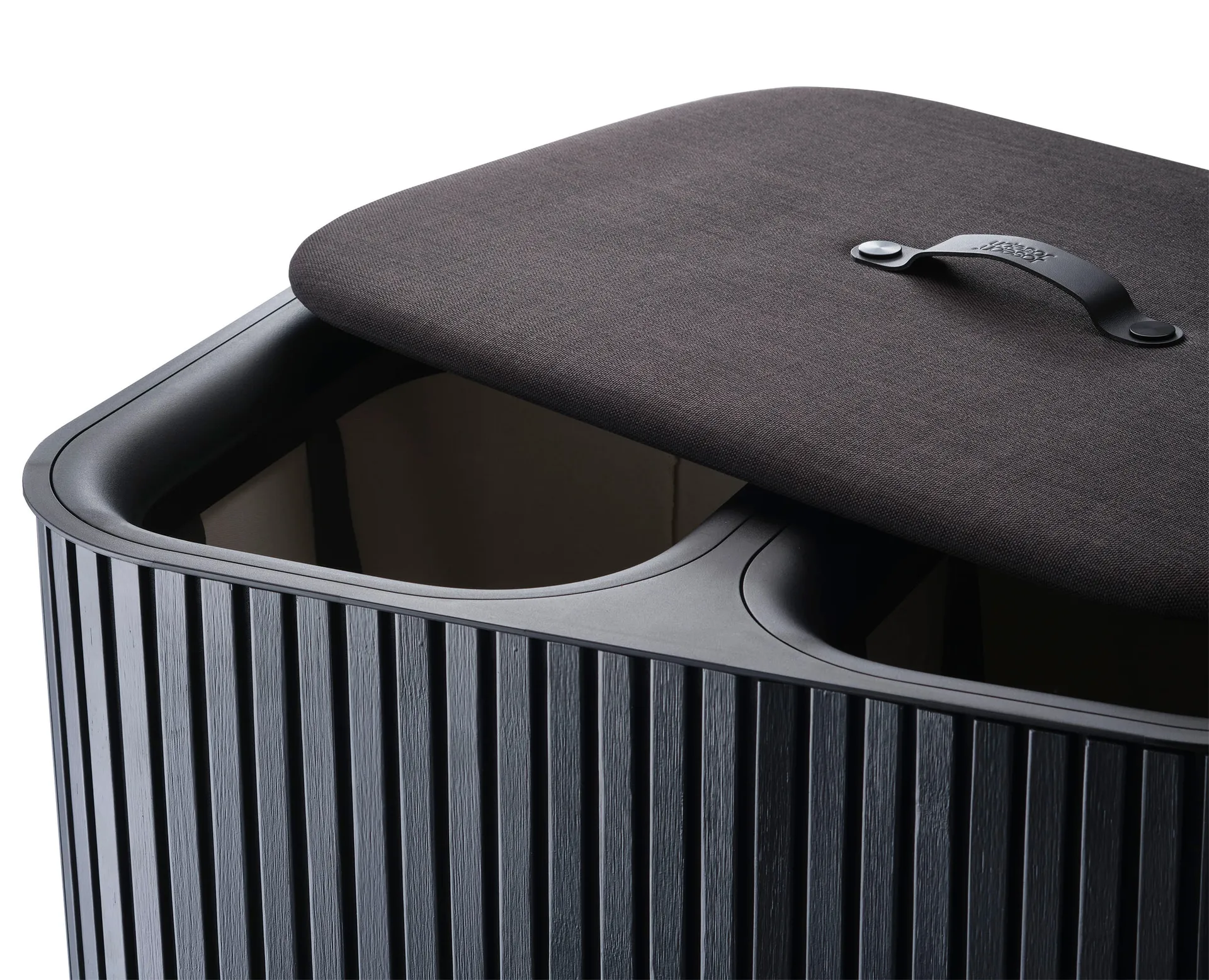 Tota Luxe 90-litrowy kosz do segregacji prania, Black Joseph Joseph