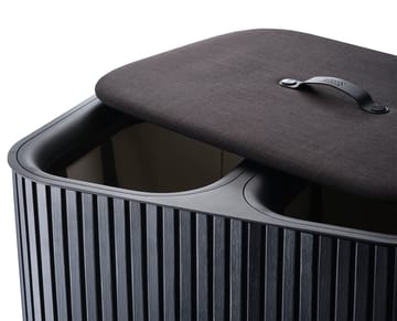 Tota Luxe 90-litrowy kosz do segregacji prania - Black - Joseph Joseph