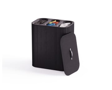 Tota Trio Luxe 90-litrowy kosz do segregacji prania - Black - Joseph Joseph
