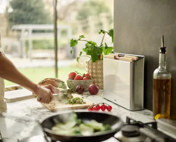 Zestaw desek do krojenia Folio Steel, 3 szt. - Bambus-stal - Joseph Joseph