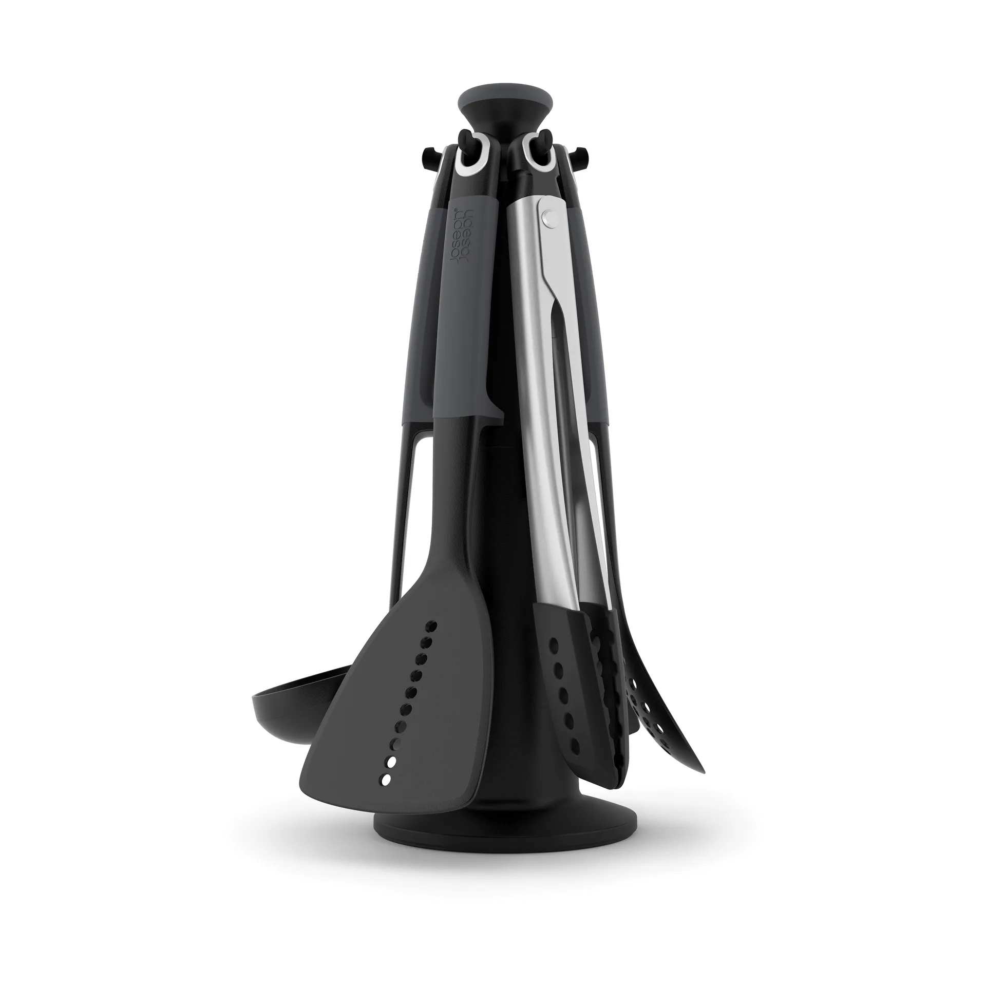 Zestaw Elevate Carousel ze szczypcami, 6 części, Szary Joseph Joseph