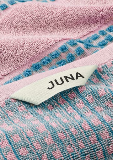 Check ręcznik 50x100 cm - Soft pink-niebieski - Juna