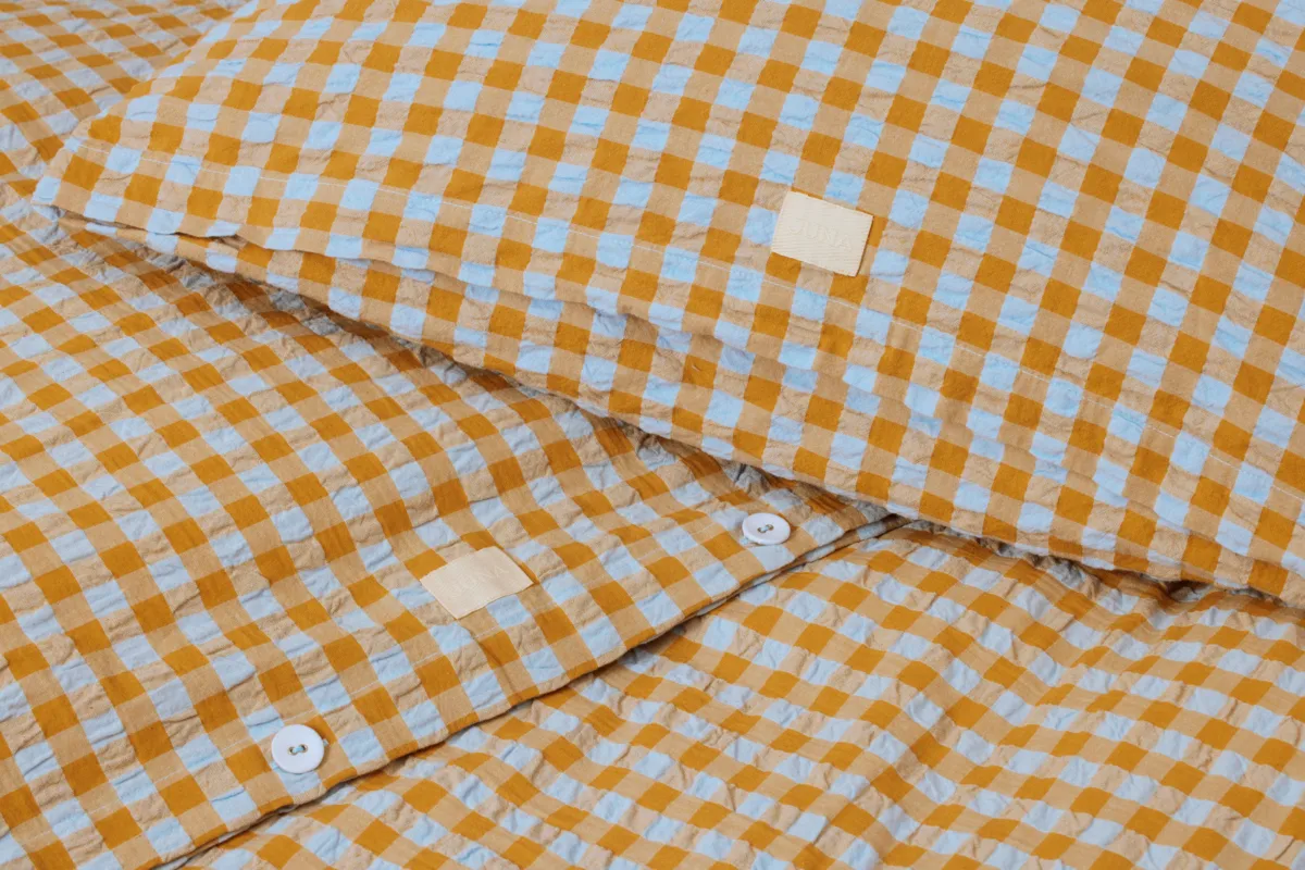 Komplet pościeli Bæk&Bølge 150x210 cm, Jasnoniebieski piasek Juna