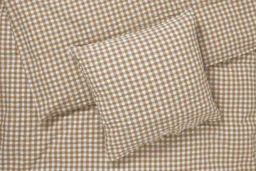 Komplet pościeli Bæk&Bølge 150x210 cm - Karmelowy-offwhite - Juna
