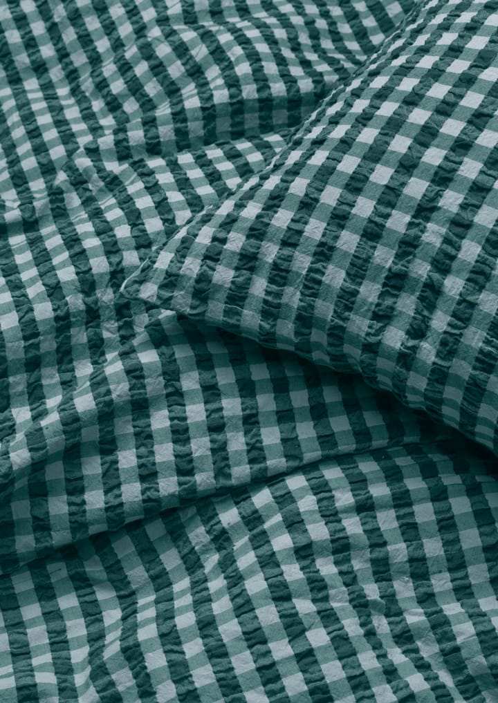 Komplet pościeli Bæk&Bølge 200x220 cm, Zielono-błękitny Juna