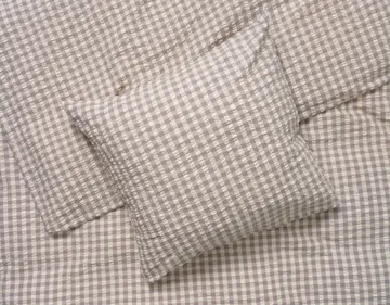 Komplet pościeli Bæk&Bølge 220x220 cm - Brzoza szara - Juna