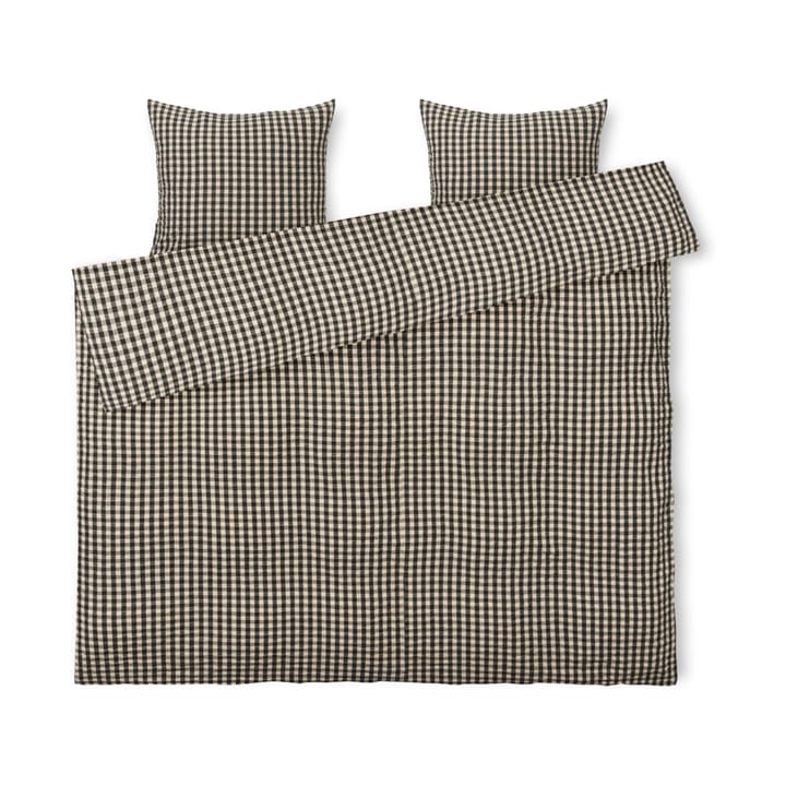 Komplet pościeli Bæk&Bølge 220x220 cm - Czarny piasek - Juna