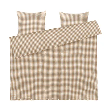 Komplet pościeli Bæk&Bølge 220x220 cm - Karmelowy-offwhite - Juna