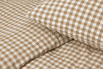 Komplet pościeli Bæk&Bølge 220x220 cm - Karmelowy-offwhite - Juna