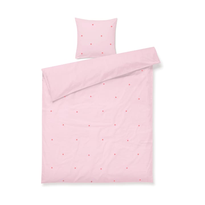 Komplet pościeli Daisy 150x210 cm - Różowo-czerwony - Juna
