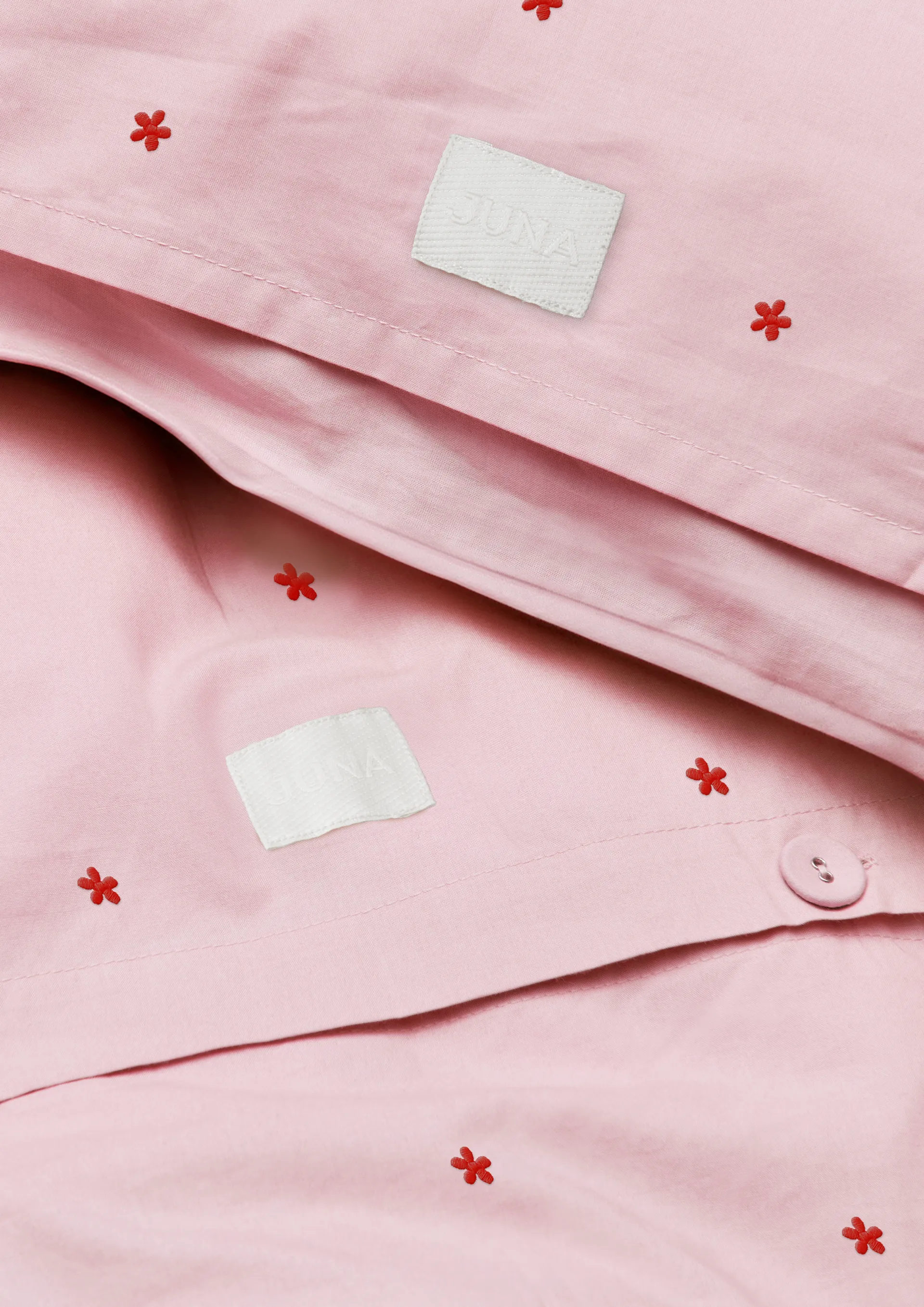 Komplet pościeli Daisy 150x210 cm, Różowo-czerwony Juna