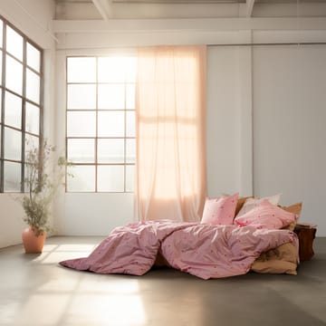 Komplet pościeli Daisy 220x220 cm - Różowo-czerwony - Juna