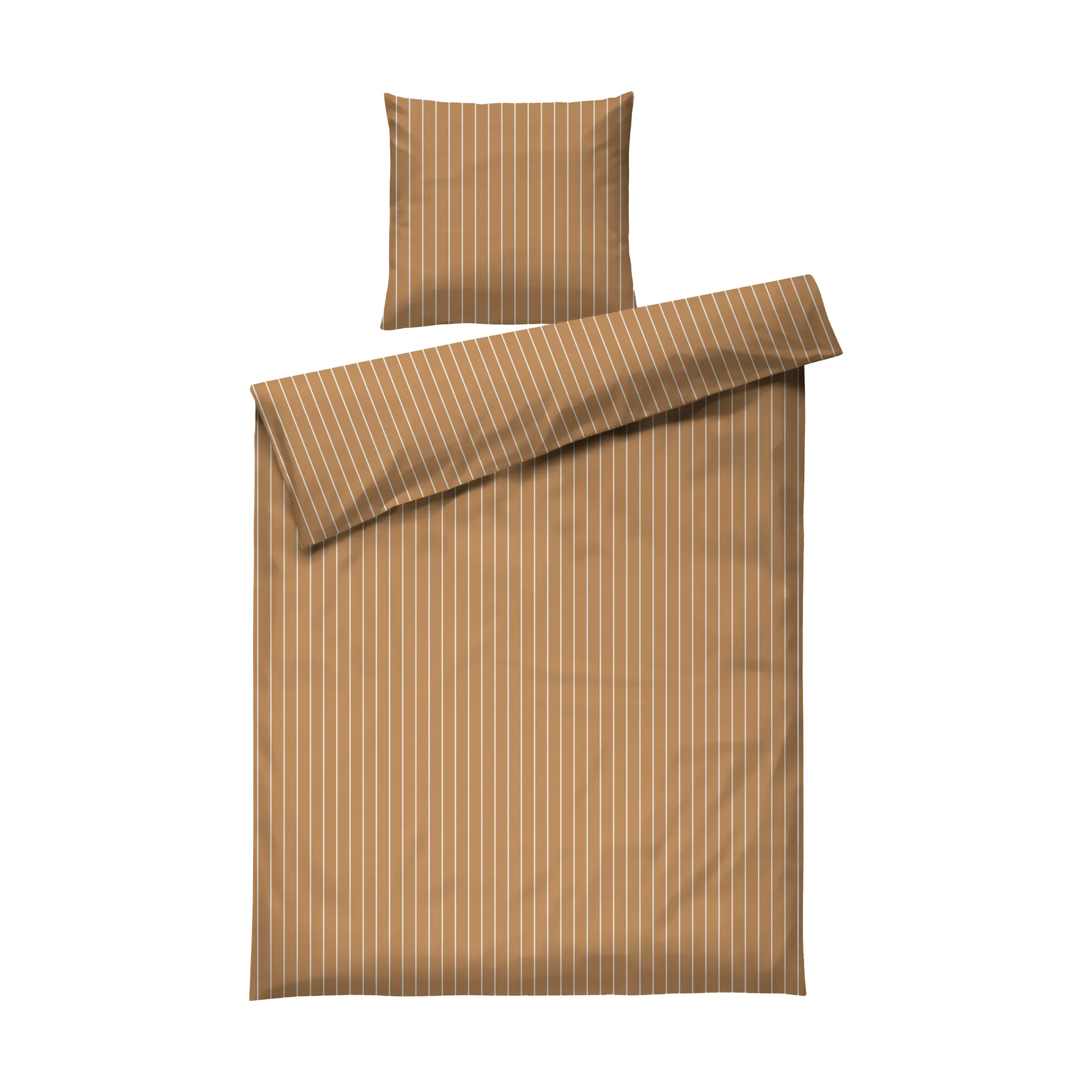 Komplet pościeli Soft, 150x210/50x60 cm, Karmelowy-offwhite Juna