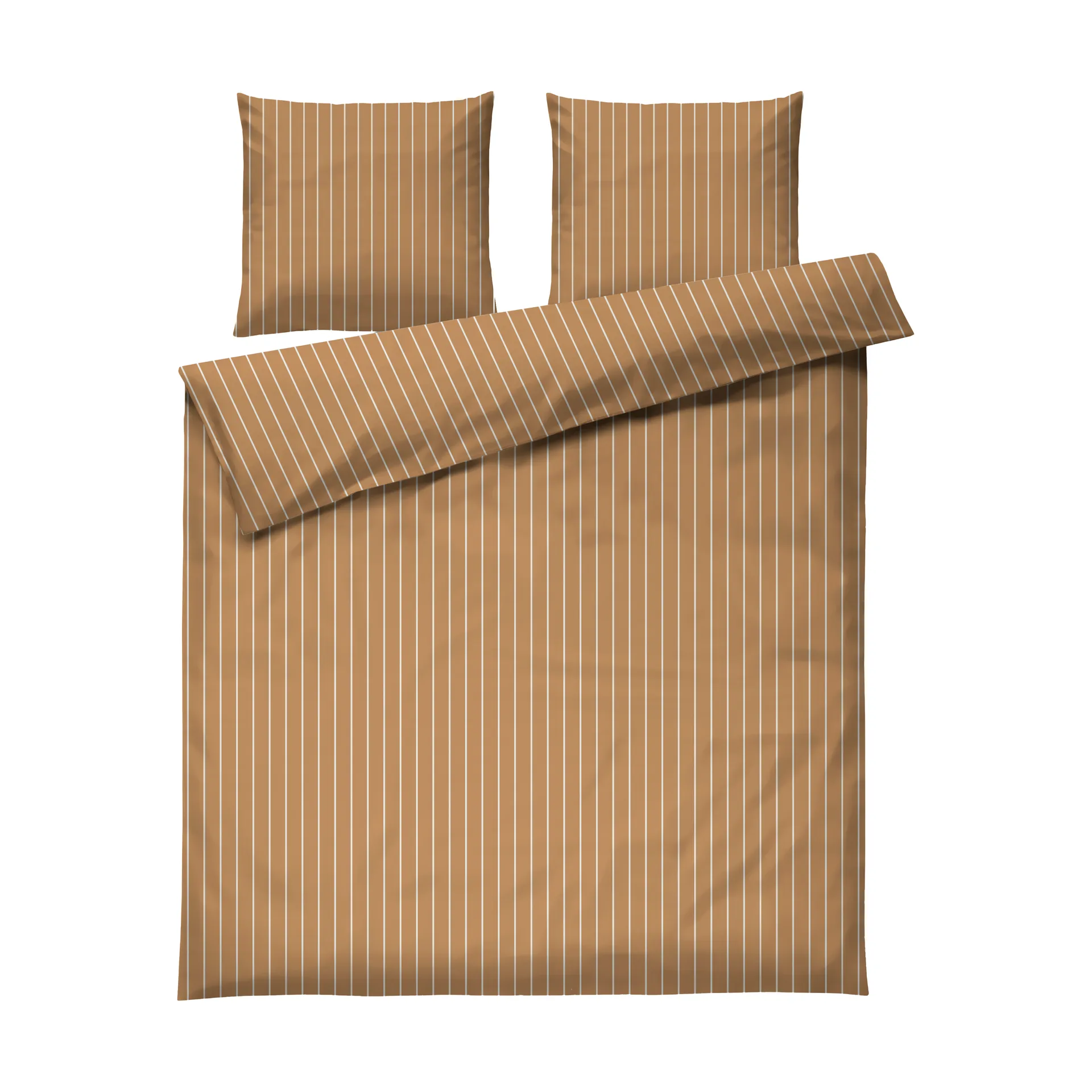 Komplet pościeli Soft, 220x220/2x50x60 cm, Karmelowy-offwhite Juna